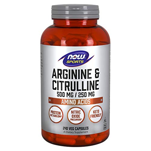 NOW-Sports-Nutrition-Arginine-Citrulline-500-mg-250-mg-Amino-Acids-240-Veg-Capsules
