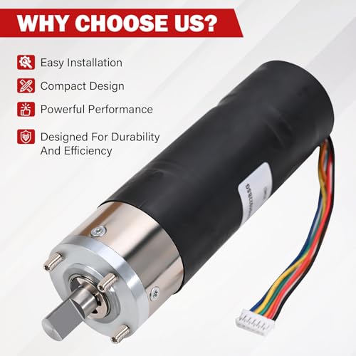 Image of 236575 RV in-Wall Slide-Out Motor Compatible with Lippert Schwintek Slide Out System, High-Torque 10mm IG-42 Motor Assembly | 300:1 Gear Ratio, 12V