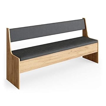 Vicco Dining room corner bench Roman, Sand/Anthracite, 166 x 42 cm