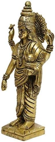 Miniatura 2 de Aone India Dhanvantari - El médico de los dioses - Estatua de latón, altura de 7.5 pulgadas, decoración para el hogar