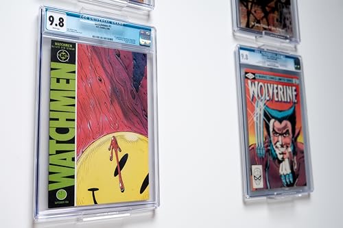 Comic Book Wall Mount 4 Sets, Acrylic Comicbook Frame Display