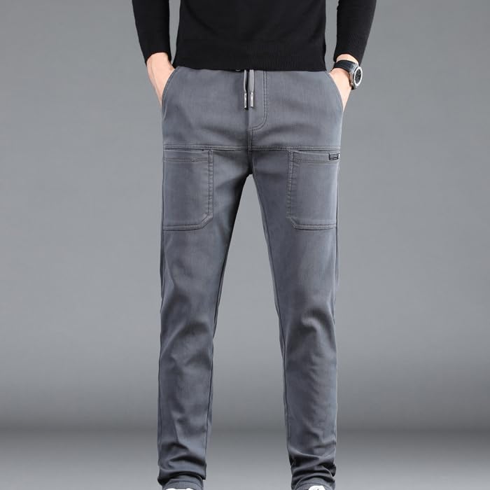 Acegents Cargo Pants, Multipants - High Stretch Multi-Pocket Durable Cargo Pants, Acegents Mens Pants, Acegents Pants-Gray||4XL4