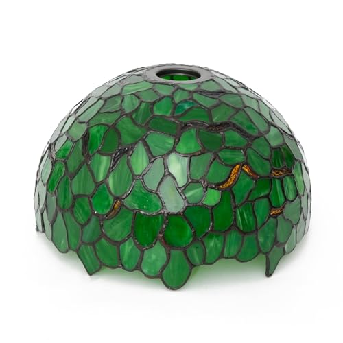 Abat-Jour Tiffany 12" Vert pour Lampe de Table et Salon