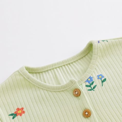 Image of MARC&JANIE Girls Short Sleeve Tshirts Crew Neck Cotton Shirts Knit Lace Summer Tops 230862