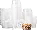Crystalware, Disposable 2 oz. Plastic Portion Cups with Lids, Condiment Cup, Jello Shot, Soufflé Portion, Sampling Cup, 100 Sets – Clear