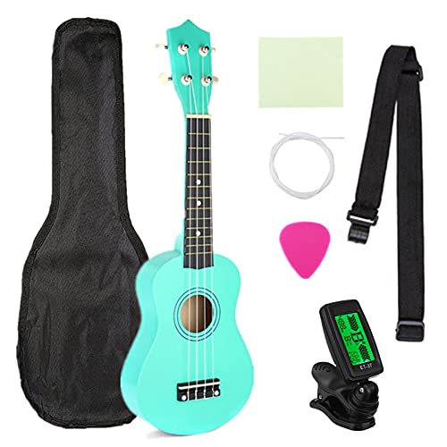 Ukulele Soprano 21 Pollici In Mogano Con Custodia - Regalo Perfetto Per Principianti Adulti E Bambini - Foto 10