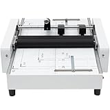 Automatic Booklet Maker & Folding Machine 110v Professional Desktop Booklet Stapler 14 Sheet 80g Paper Capacity 5 Stapling Positions Dual Action Binding Folding for Book and Paper 5nails