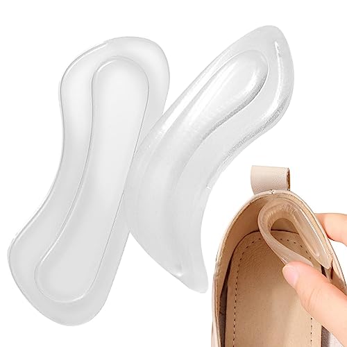 Pegatinas de tacón - Almohadillas de silicona transparentes para protección del talón para mujer | Protectores de talón invisibles antidesgaste para caminar cómodamente en el hogar, oficinas, Kasmole