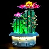 LocoLee Licht Kompatibel mit Lego 11509 Flowering Cactus (Kein - Lego-Set) Dekorative Beleuchtung Set Compatible with Lego The Botanical Collection Blühender Kaktus 11509