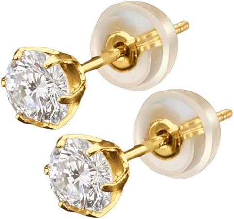 Amazon | 天然 ダイヤ ピアス 計0.6ct 選べる地金 金属アレルギー対応