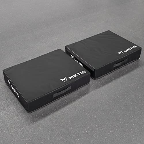 METIS Drop Pads | Almohadillas de espuma de alta densidad para levantamiento de pesas, reducción de ruido y protección de piso - Para gimnasios en casa y comerciales [Pack de 2] miniatura 2