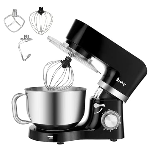 Stand Mixers,Baking Kitchen Aid,RS-1503,Chef Machine,5.5L, 1500W,Mixing Pot With Handle,Black Spray Paint