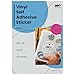 PPD Inkjet Matt Creative Vinyl Stickers LTR 8.5x11" 4.7mil x 50 Sheets (PPD038-50)