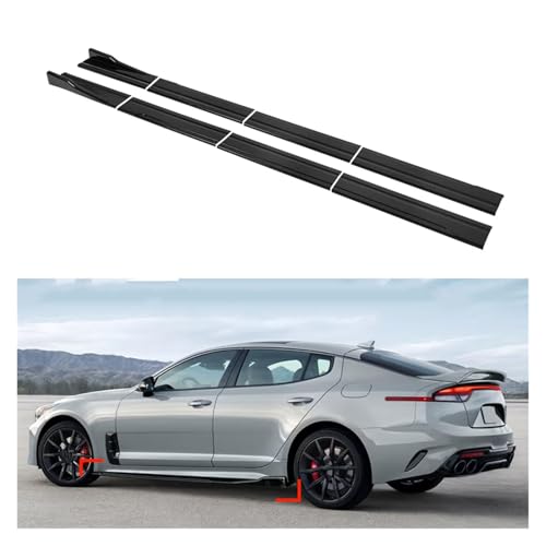 Faldones laterales para KIA Stinger que mejoran la estabilidad aerodinámica inferior en carretera 5