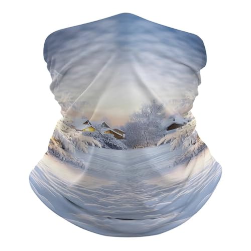 QMNRTK Winter Snowy Balaclava UV Protection Face Mask Breathable Neck Gaiter Ski Mask for Men Women Headwear Bandana Elastic Face Scarf