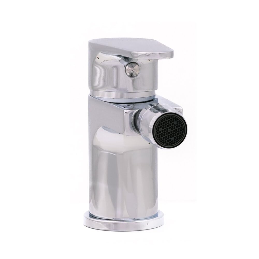Clever Rocket Bidé – Grifo Monomando de Bidé en Cromo | Aireador Orientable | Caudal ECO 5 l/min | Ref. 62063 | Incluye Flexos 3/8”