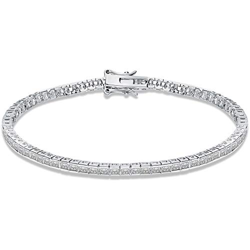 GioiaPura Bracciale Donna Tennis Argento 925 Gioiello Tennis Club Misura 17 Cm Casual cod. INS026BR005RHWH-17