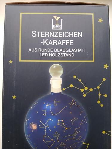 Carafe à décanter globe terrestre bouteille vin whisky lumineuse