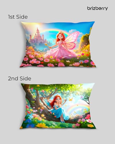 Image of Brizberry Kids Pillow Cushion with Super Soft Fabric | Animal & Cartoon Prints | 12x18 inches (Design 30)