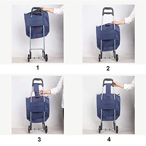 Einkaufstrolley Tasche, Einkaufswagen Ersatztaschen, Einkaufstrolley Ersatztasche 45L Einkaufstasche Mit Trolley Ersatztasche – Bild 8
