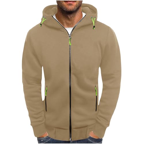 Hoodies for Men Zip Up Long Sleeve Causal Hooded Sweatshirts with Zip Pocket Sports Hoodie Jacket Outdoor Fashion2