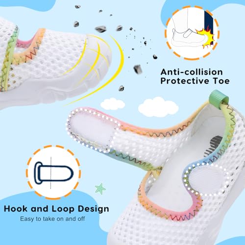Image of BARERUN Toddler Water Shoes Infant Baby Swim Shoes Kids Barefoot Sandals