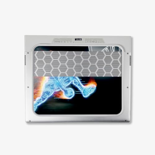 Image of MightySkins Skin Compatible with Alienware X14 R2 (2023) Full Wrap Kit - Glow Basketball | Protective, Durable, and Unique Vinyl Decal wrap Cover | Easy to Apply & Change Styles | Made in The USA