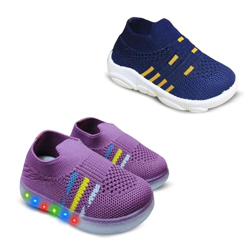 Image of Kids Trending Slip-On Shoes Combo, Pack of 2 (Light Shoe + Musical Shoe)