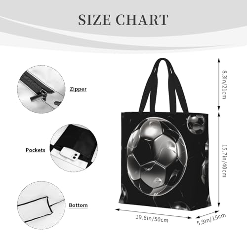 Tote Bag for Women Reusable Grocery Bags Surfboard Tote Bag with Inner Pocket Travel Tote for Shopping2