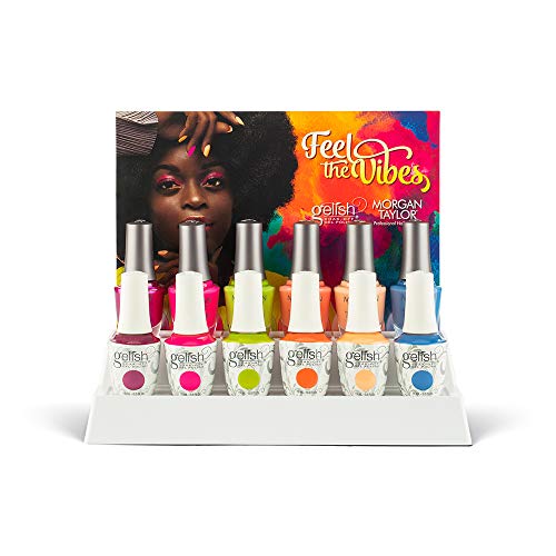 Gelish and Morgan Taylor Summer 2021 "Feel the Vibes 12 ct. Collection, includes Gel Polish and Lacquer