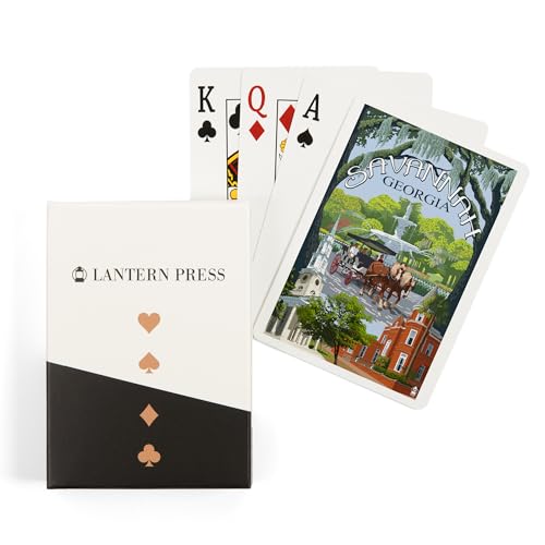Lantern Press Savannah Georgia Baraja Póker 52 Cartas