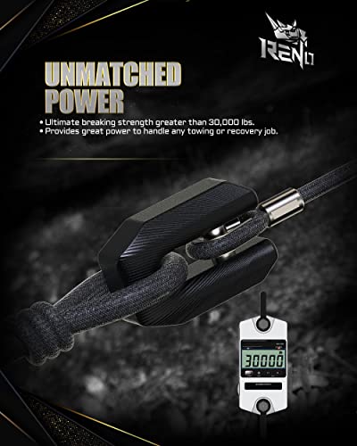 Reno Winch Shackle Mount, Flat Towing Hook Mount With Iron Pin & Rubber Guard - 30,000Lbs Capacity Winch Hook Compatible With Atv Utv Suv Pickup Trucks Vehicle Recovery (1 Pcs,Black) #TOP5