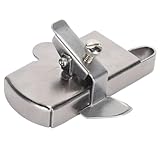 Walfront Magnetische Nahtführung, Nähführung aus Edelstahl mit Clips für Gleichmäßige Stichbreite, Ideal Zum Quilten und Zur Bekleidungsherstellung