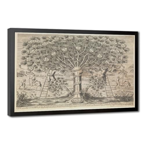 Poster église catholique décoration murale vintage suspension cèdre chrétien 30x45