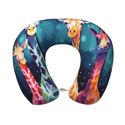 Almohada de viaje espuma viscoelástica u-shaped cómoda miniatura 1