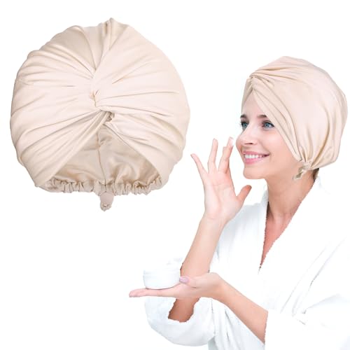 Greasy Hair Silk Wrap For Hair Sleeping Giantree Silk Bonnet For