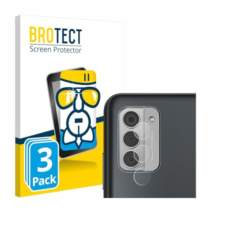 BROTECT (3 Stück Schutzglas für Nokia G42 5G (NUR Kameraschutz) Schutzfolie Made in Germany Panzer Folie Glas Bildschirmschutz [ 9H, Anti-Fingerprint]