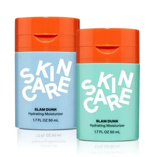 Slam Dunk Hydrating Moisturiser with Vitamin E+Aloe Vera Juice Face Cream for Normal to Dry Skin+ Level Up Balancing Moisturiser for a Radiant Complexion(50ml) (2A)