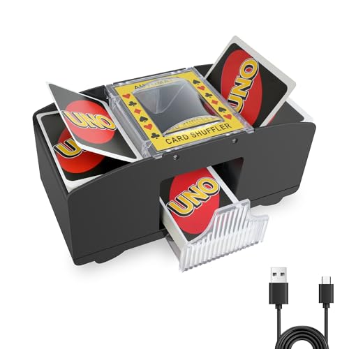 Mélangeur De Cartes Automatique Kolamom – Pour UNO, Poker, Blackjack – Fonctionne Sur Piles – Compact