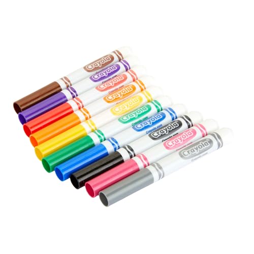 Crayola Broad Line Markers, Classic Colors 10 Each, 10 Count (Pack of 1) - image 7
