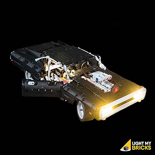Light My Bricks für Lego Doms Dodge Charger #42111 Lichtset mit verschiedenen Bit-Lichtern - Streifenlicht… – Bild 8