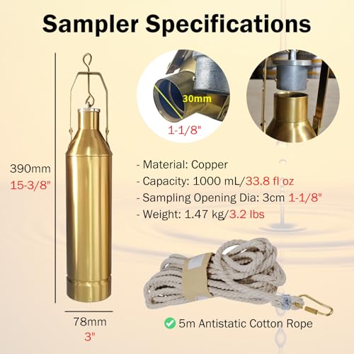 Échantillonneur rétractable 1000 ML pour inspecter les eaux huileuses - 3