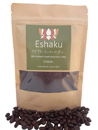 Eshaku Classic roasted & ground Coffee Powder Blend of 80% Coffee And 20% Chicory 1 kg blemdof Robusta Arabica & 20% chicory (B09339VVSR) Amazon Price History, Amazon Price Tracker