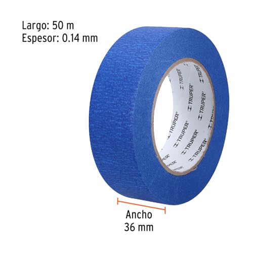 Cinta masking azul Truper 12 cinta masking azul truper marca TRUPER (3)