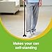 Stand Alone Quadruple Cane Tip Uneven Terrain Walking Stick Base Stabilizing Device