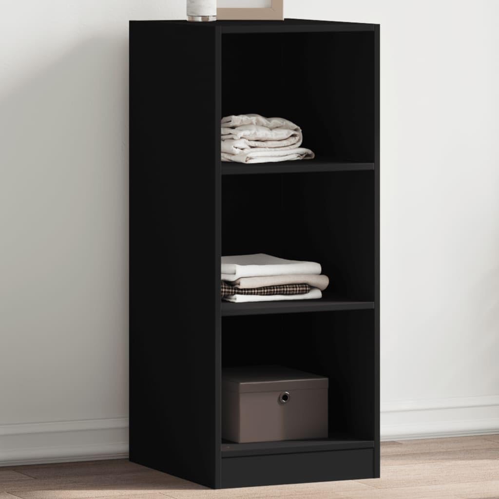 Genérico Armario de Madera de ingeniería Negro 48x41x102 cm,Productos del hogar,Organización y Almacenamiento,Almacenamiento de Ropa y armarios,Organizadores de vestidores y Perchas de barra-840829