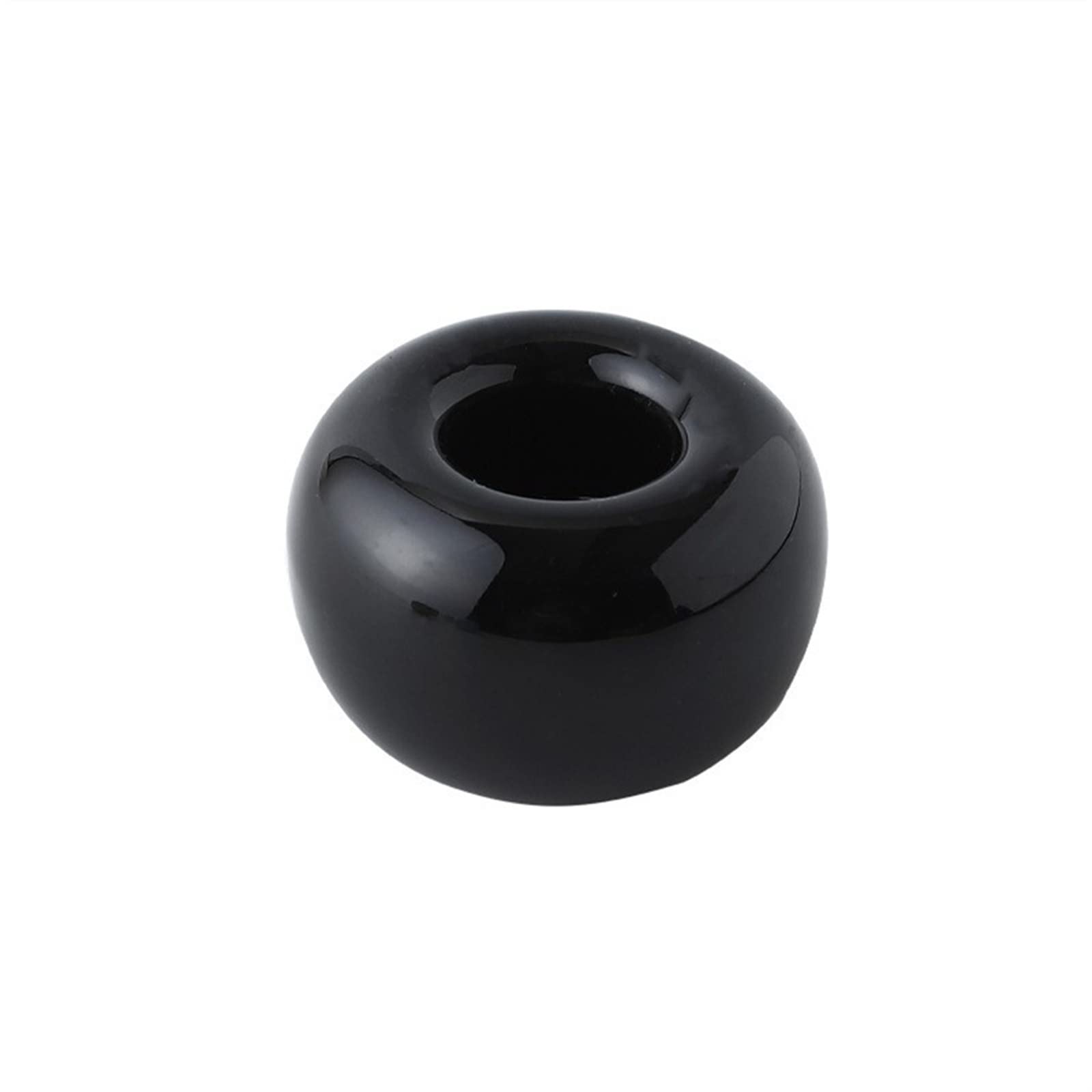 JINGYAN Toothbrush Holders Toothbrush Holder Circular Base Multi-functional Bathroom Accessories(Schwarz)