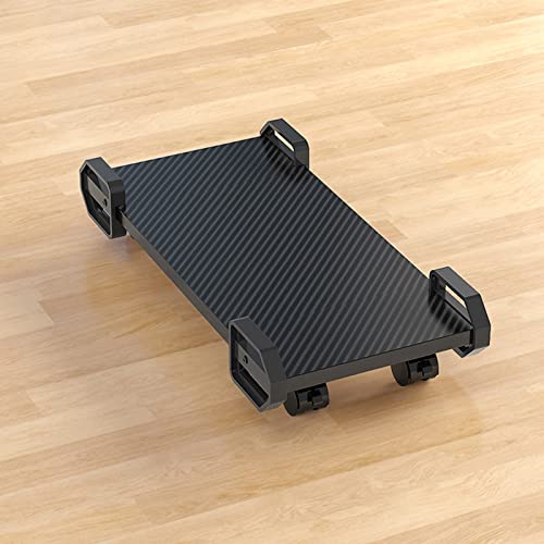 Soporte para CPU con ruedas para computadora, carrito móvil para torre de PC, soporte rodante para computadora miniatura 3