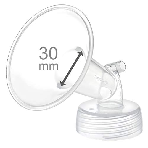 Image of Maymom Wide Neck Pump Part for Spectra S1 Spectra S2 Spectra 9 Plus Breastpump; Incl Wide Mouth Flange (One flange-30mm Flange);Not Original Spectra Flange; Not Original Spectra Baby USA Parts