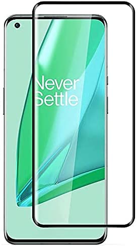 Muzz for 1+9 Pro 3D Curved Full Coverage Premium Scratch Resistance 5D Touch Tempered Glass Screen Protector For One Plus 9Pro